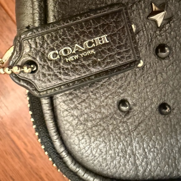 Coach Metallic Studded Wristlet - Picture 4 of 9